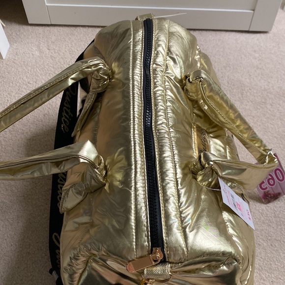 Justice Accessories Justice Gold Quilted Dance Duffle Bag Poshmark